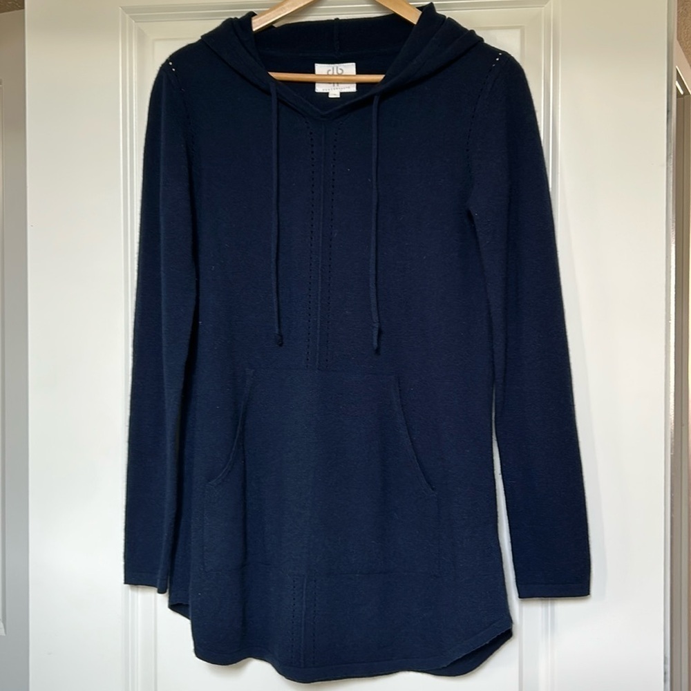 Pomegranate Brand wool cashmere hoodie sweater size S